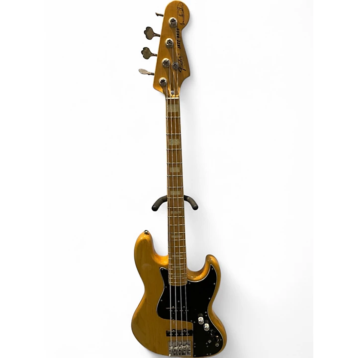 Fender Used 2008 Fender Marcus Miller MIJ Natural Electric Bass Guitar.gc