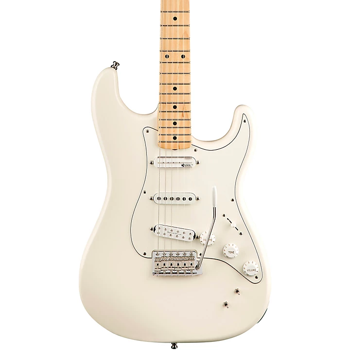 EOB Stratocaster Electric Guitar Olympic White