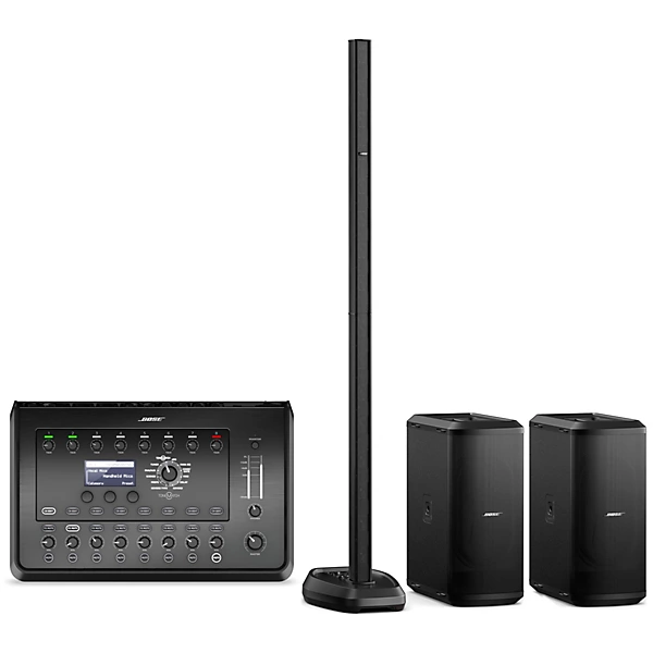 L1 Pro32 Portable PA With Dual Sub2 Powered Bass Modules and T8S Audio Engine