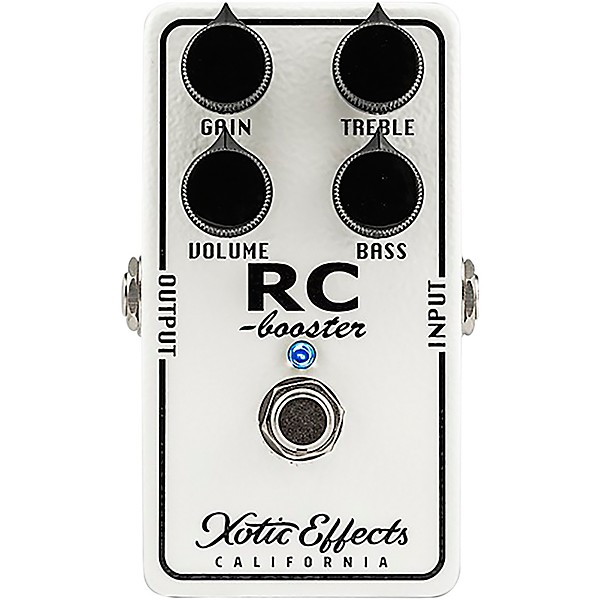 Xotic RC Booster Classic Effects Pedal White