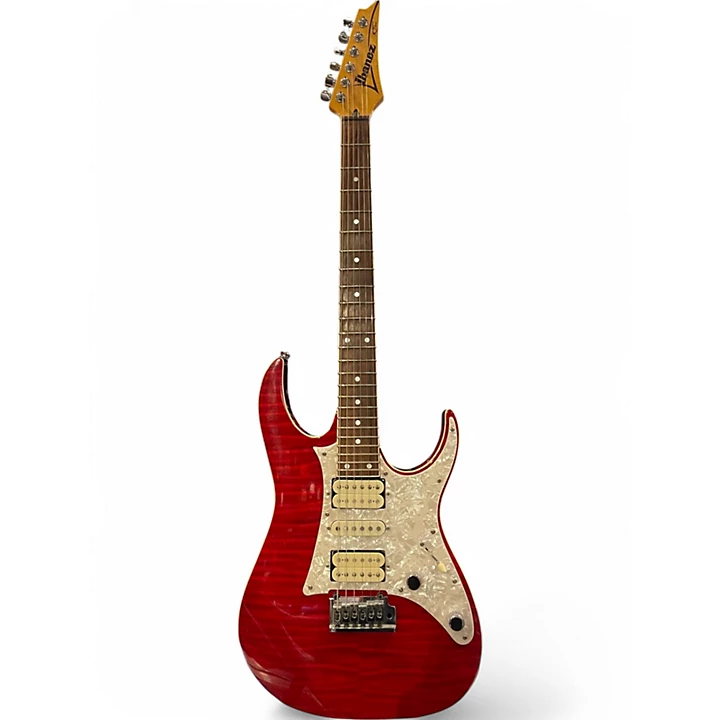 Used Ibanez RT650 Trans Red Solid Body Electric Guitar