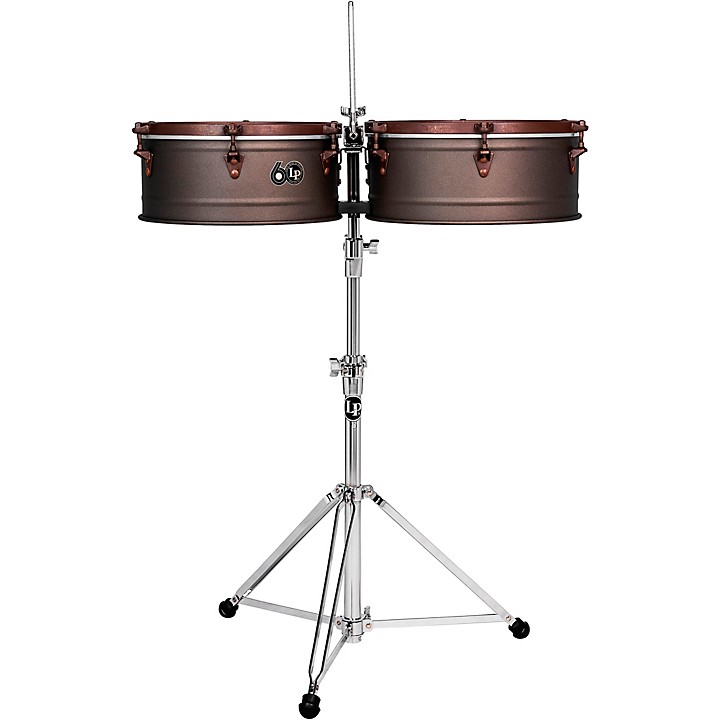 LP LP 60th Anniversary Timbales with Rustic Bronze hardware Level 1