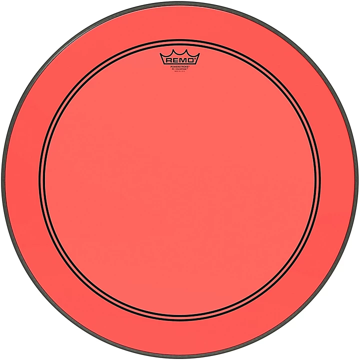 Powerstroke P3 Colortone Red Bass Drum Head 22 in