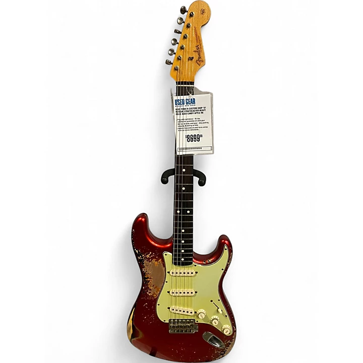 Fender Custom Shop 61 Reissue Stratocaster Heavy Relic Solid Body Electric Guitar.gc