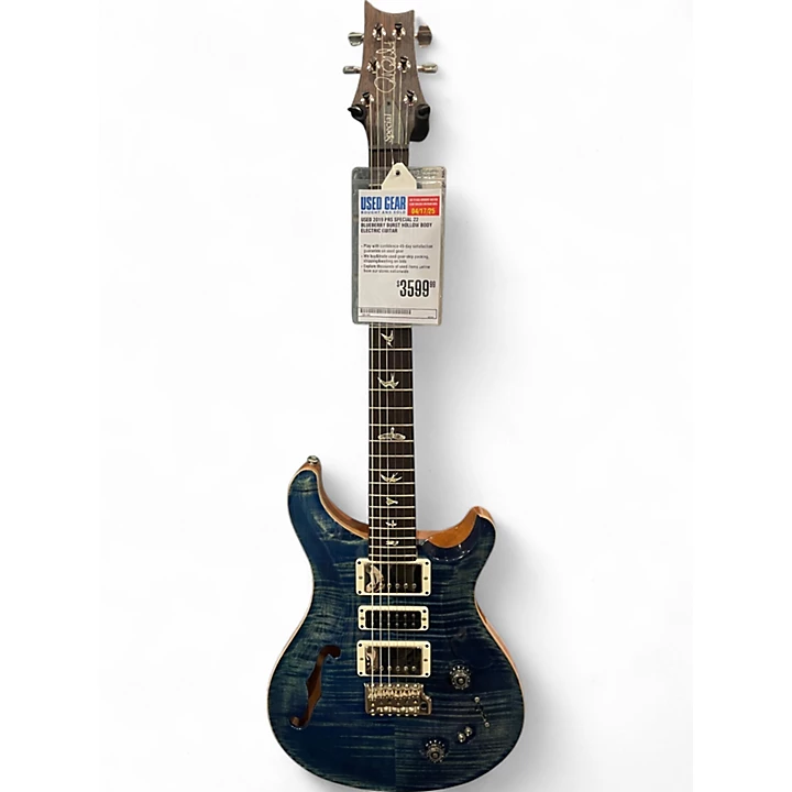 PRS Used 2019 PRS Special 22 Blueberry Burst Hollow Body Electric Guitar.gc