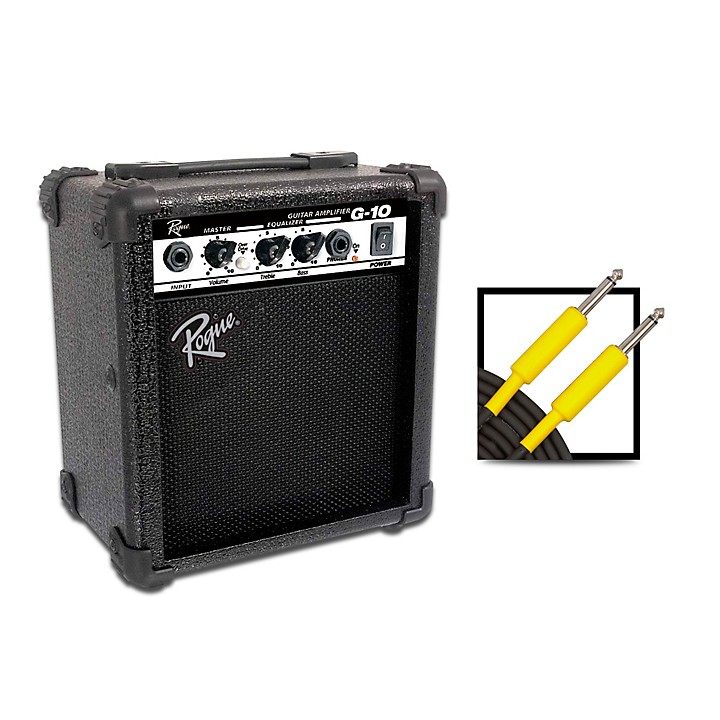 Rogue G 10 10W 1x5 Guitar Combo Amp With 20' Instrument Cable