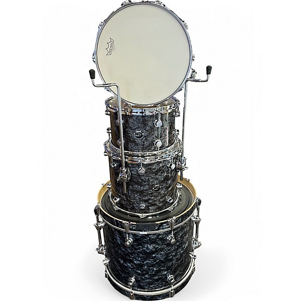 DW Used DW 4 Piece Performance Series BLACK DIAMOND Drum Kit.gc