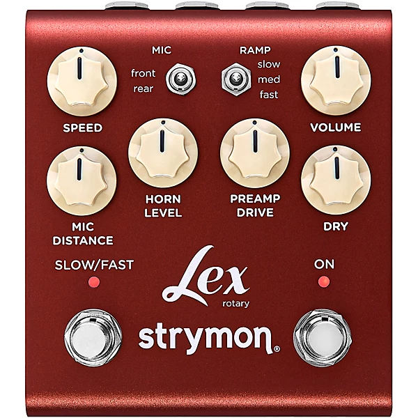 Lex v2 Rotating Speaker Simulator Effects Pedal Brown