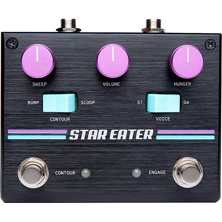 Star Eater Analog Fuzz Effects Pedal Black
