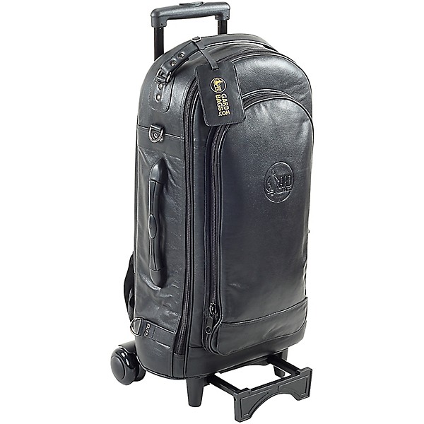 Compact Triple Trumpet Wheelie Leather