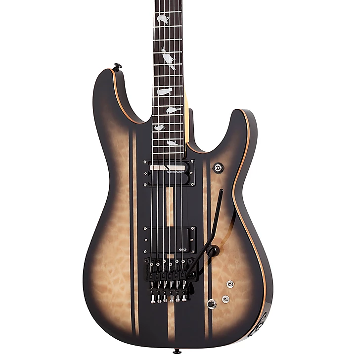 Schecter Guitar Research DJ Ashba 6 String Electric Guitar Black Burst