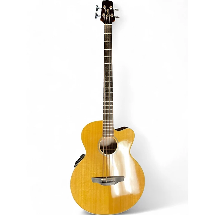 Takamine Used Takamine eg512c Natural Acoustic Bass Guitar.gc