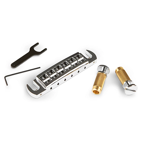 Wraparound PRS Bridge and Locking Stud Set Chrome