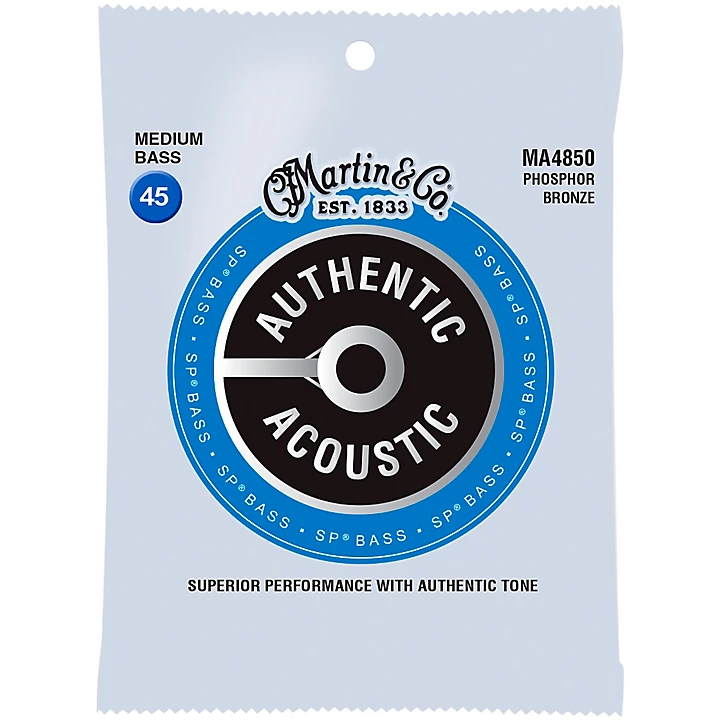 Authentic Acoustic Phosphor Bronze Medium Bass Strings