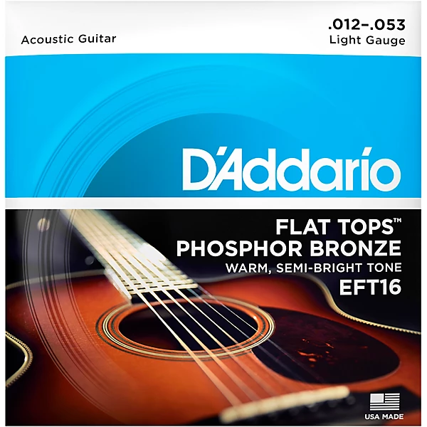 EFT16 Flat Top PB Light Acoustic Guitar Strings