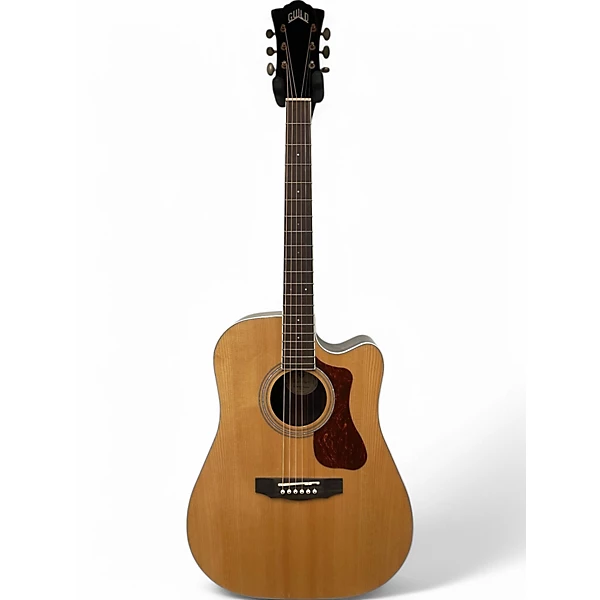 Used Guild D 260CE DELUXE Natural Acoustic Electric Guitar