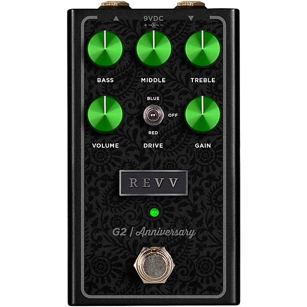 G2 Anniversary Edition Overdrive Effects Pedal Black