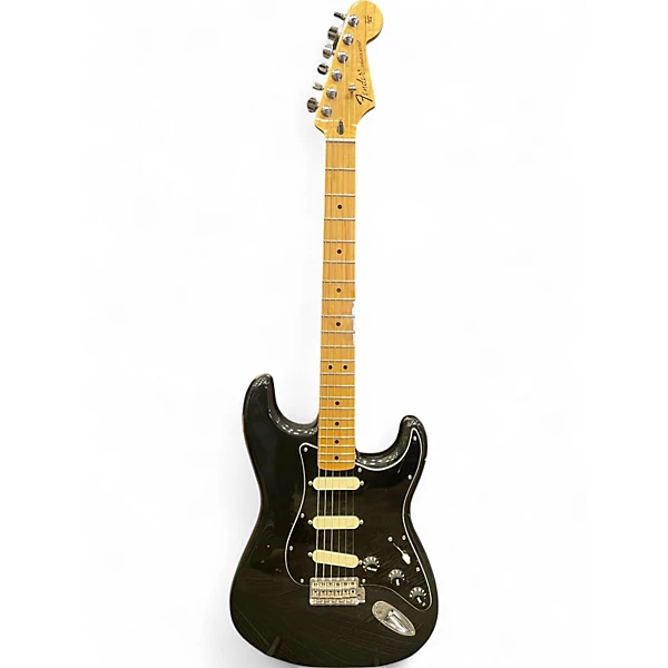 Used Fender Player Stratocaster Black Solid Body Electric Guitar