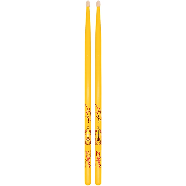 Josh Dun Clancy Yellow Artist Series Drum Sticks Wood