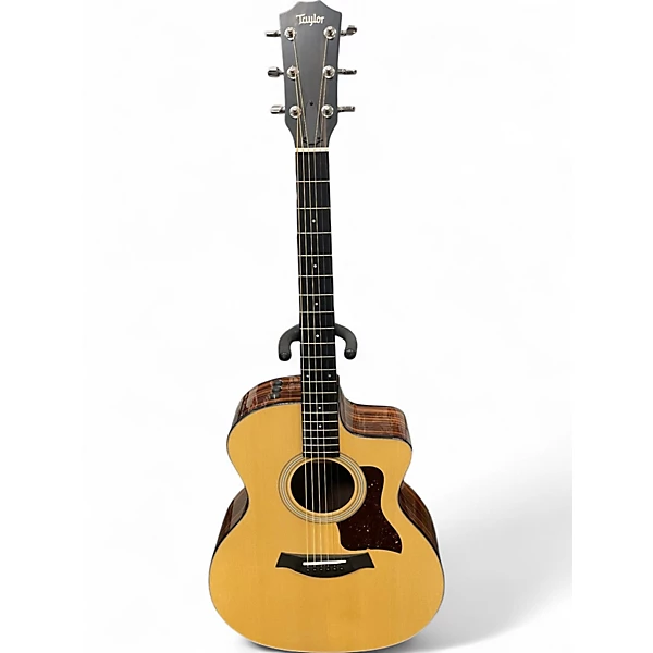 Used Taylor 214CE PLUS Natural Acoustic Electric Guitar