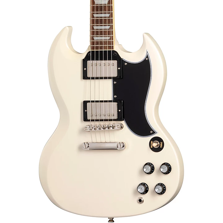 Epiphone 1961 Les Paul SG Standard Electric Guitar Aged Classic White
