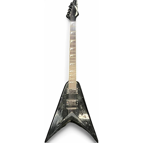 Dean Used Dean Dave Mustaine Signature V Black Solid Body Electric Guitar