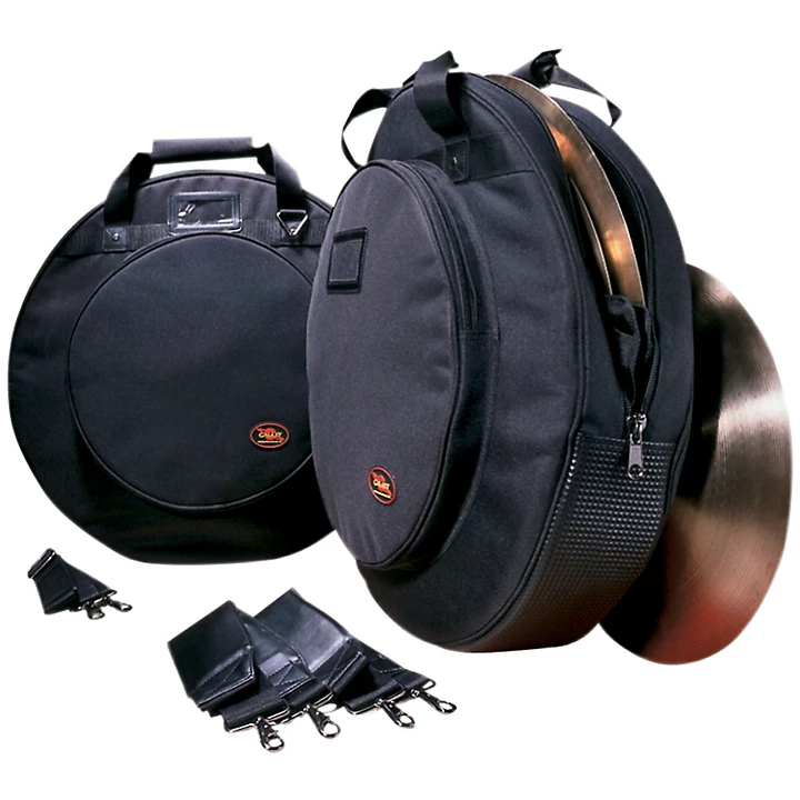 Galaxy Deluxe Cymbal Bag with Padded Dividers Black 22 in
