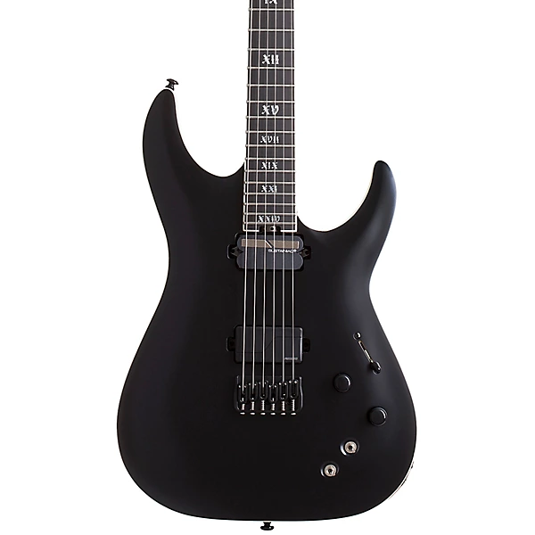 C 1 S HT SLS Elite Evil Twin 6 String Electric Guitar Satin Black