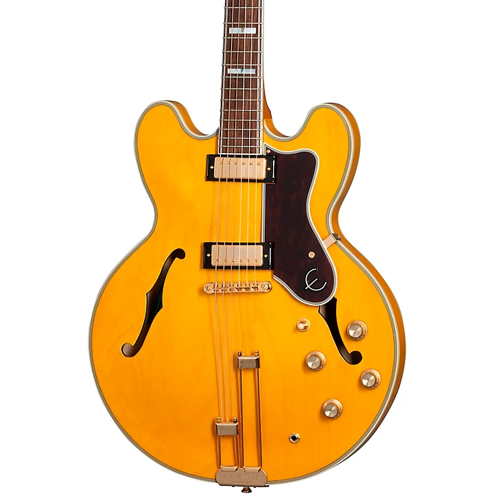 Sheraton Semi Hollow Electric Guitar Natural