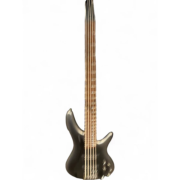 Used Ibanez SR305 5 String Silverburst Electric Bass Guitar