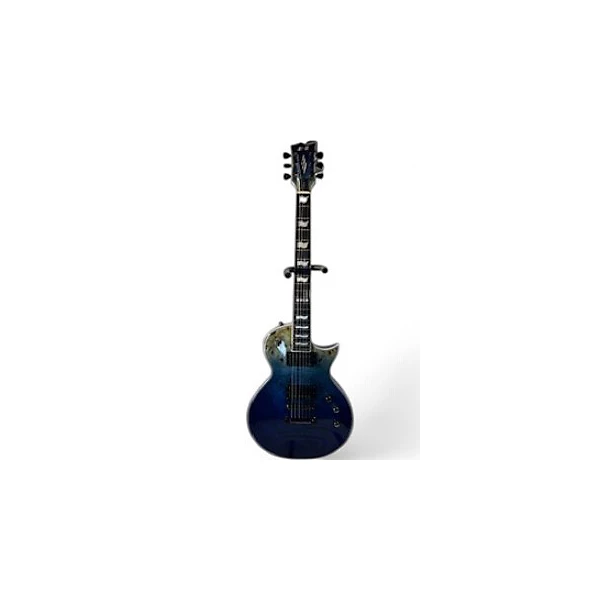ESP Used ESP E II Eclipse Blue Solid Body Electric Guitar.gc