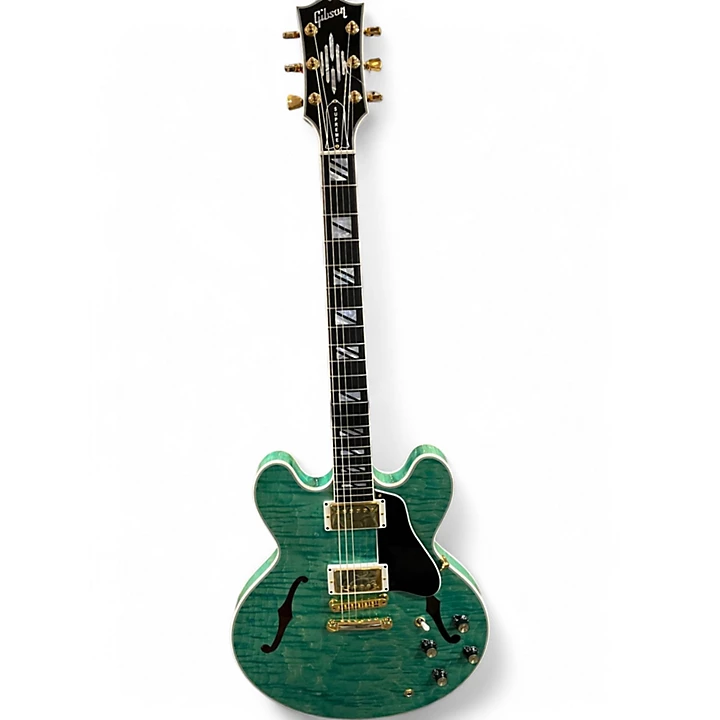 Gibson Used Gibson ES supreme Seafoam Green Hollow Body Electric Guitar