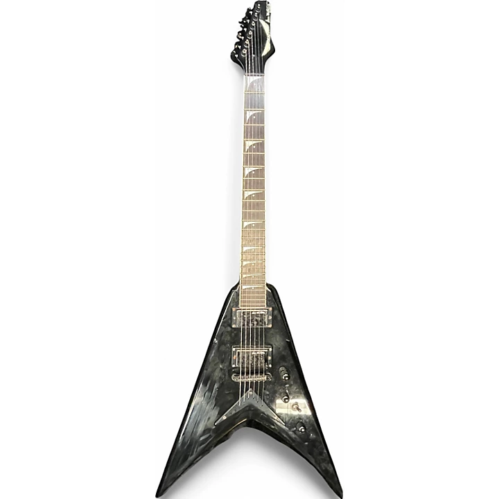 Dean Used Dean Dave Mustaine Signature V Black Solid Body Electric Guitar