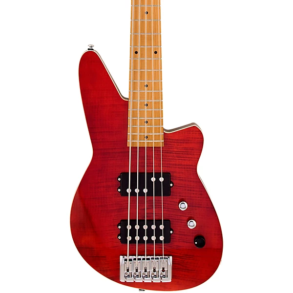 Reverend Mercalli 5 FM 5 String Electric Bass Wine Red