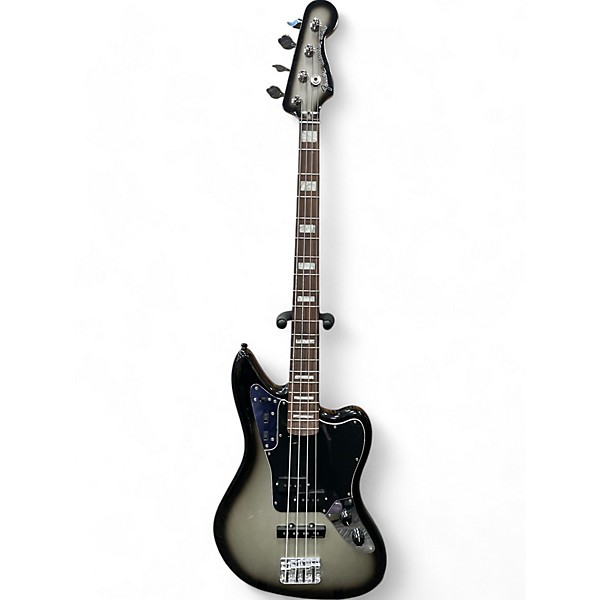 Used 2022 Fender Troy Sanders Jaguar Bass Siverburst Electric Bass Guitar