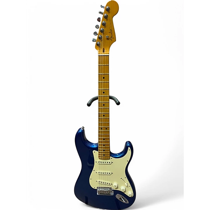 Used Fender American Ultra Stratocaster BLUE Solid Body Electric Guitar