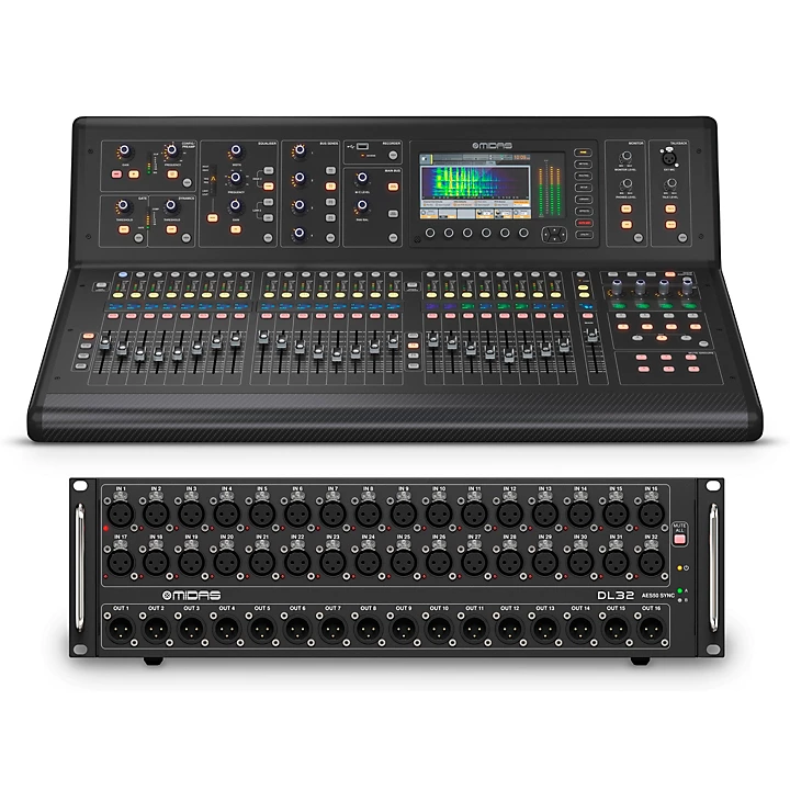 M32 LIVE Digital Mixer Bundle With DL32 Stage Box