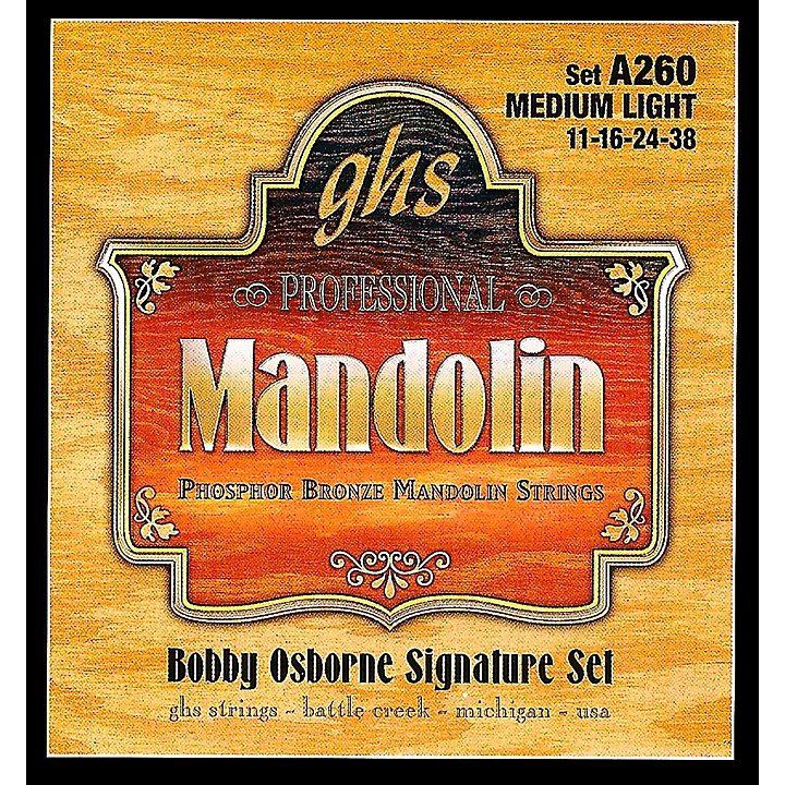 Phosphor Bronze Mandolin Strings Medium Light