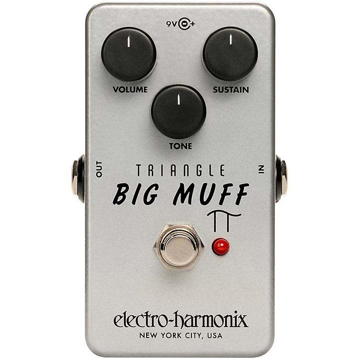 Triangle Big Muff Pi Distortion Sustainer Effects Pedal