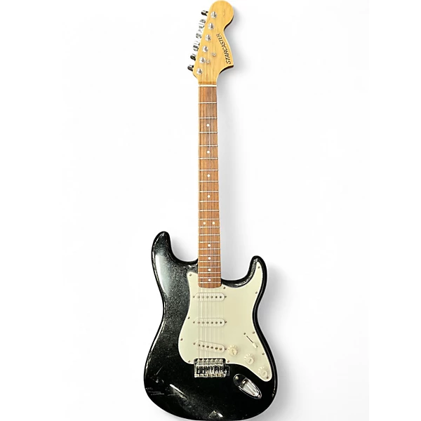 Used Squier Starcaster Black Solid Body Electric Guitar