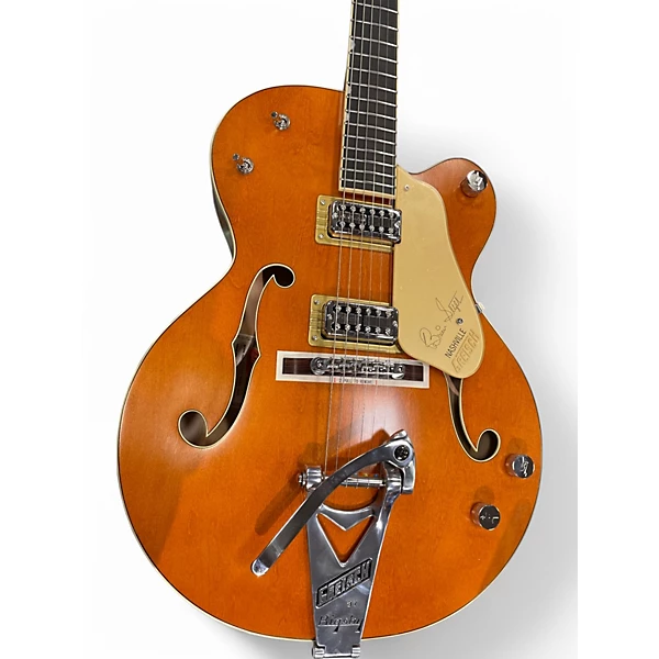 Used Gretsch Guitars G6120T BSSMK Orange Solid Body Electric Guitar