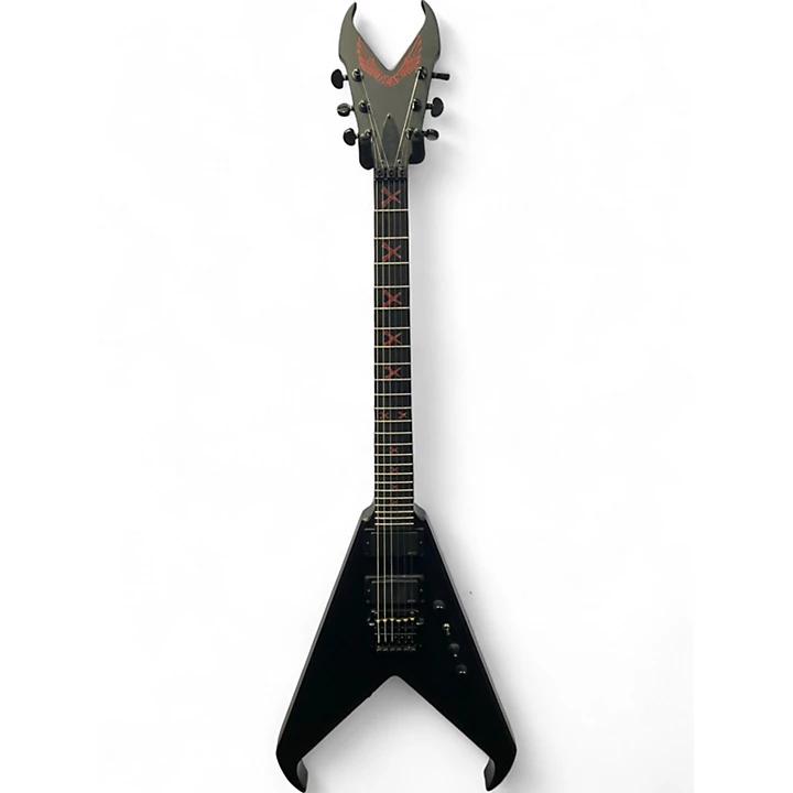 Used Dean KKVBKS KERRY KING V Black Solid Body Electric Guitar