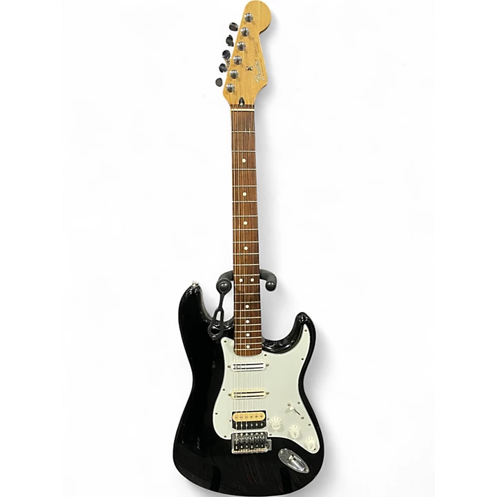Used Fender MIM Stratocaster Black Solid Body Electric Guitar