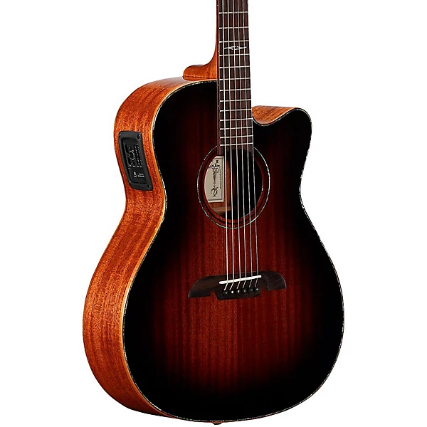 MFA66CE Masterworks OM Folk Acoustic Electric Guitar Shadow Burst