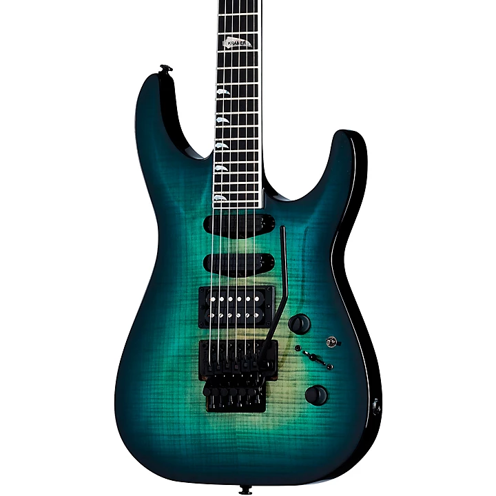 SM 1 Figured Electric Guitar Caribbean Blue Perimeter