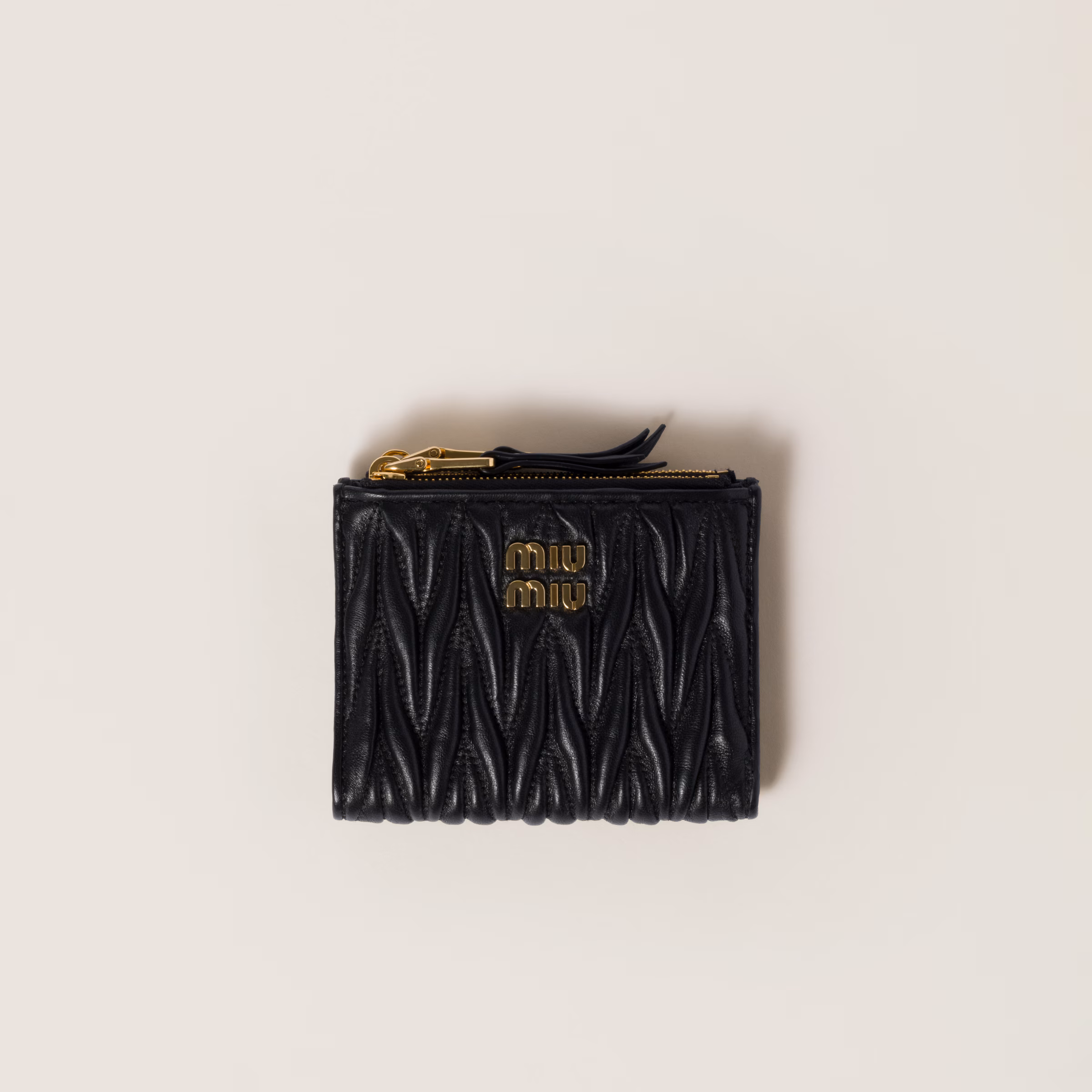 Small Wallet In Matelassé Nappa Leather