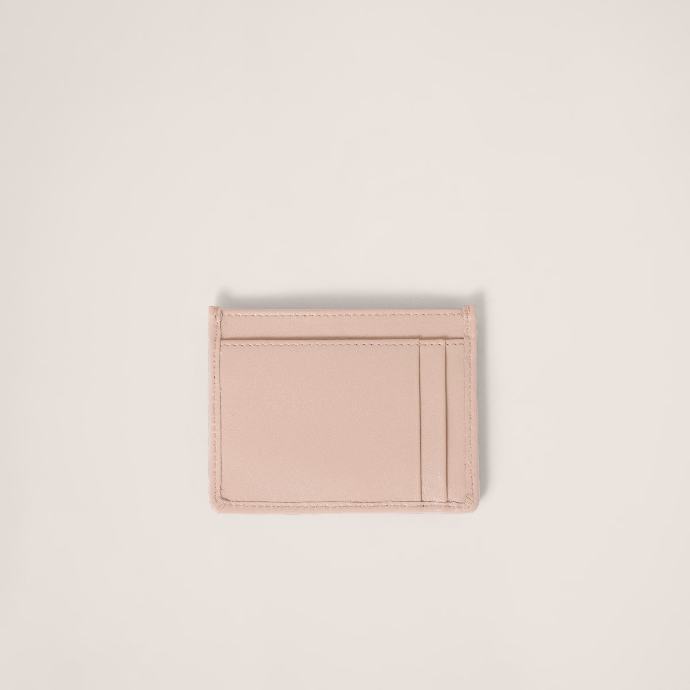 Matelassé Nappa Leather Card Holder