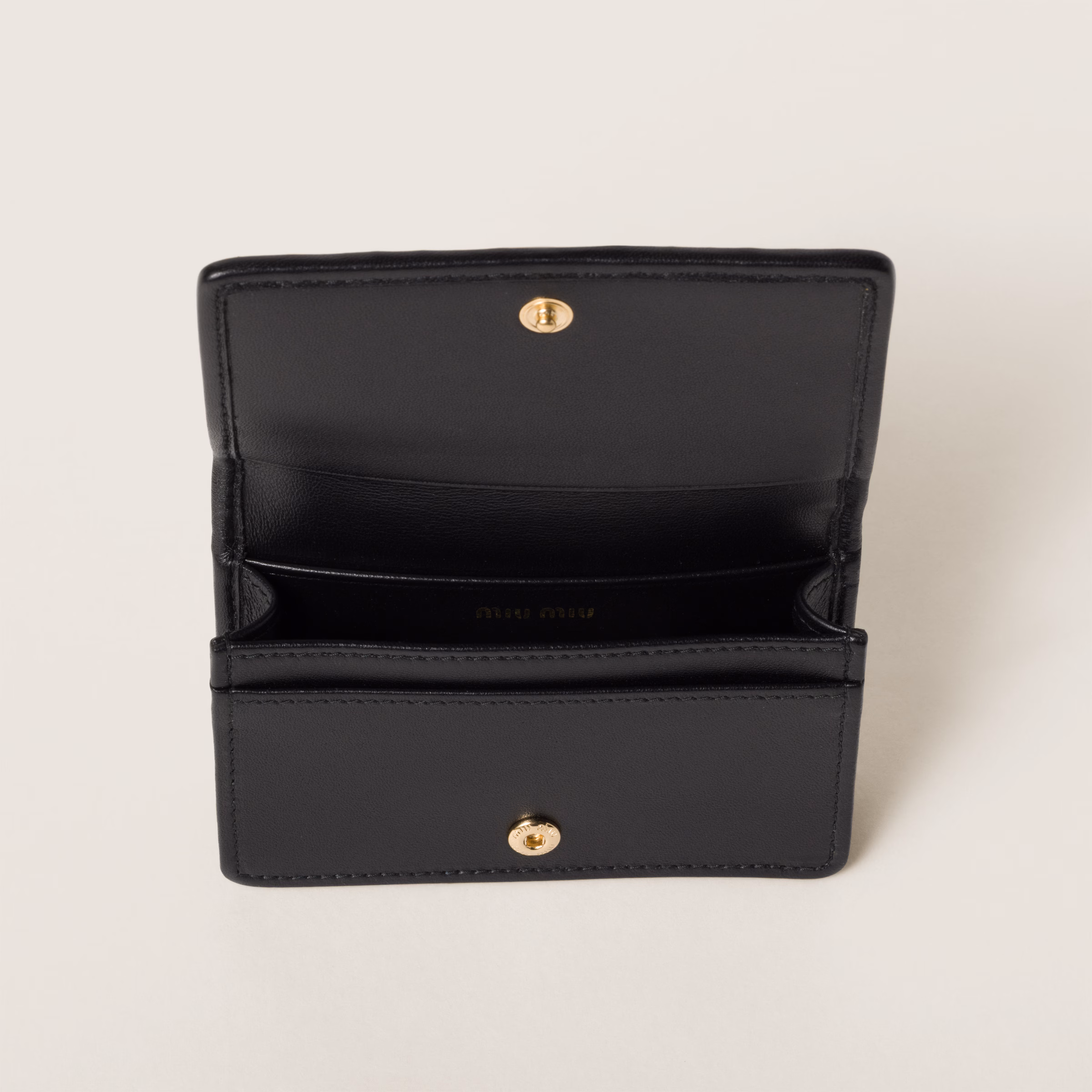 Matelassé Nappa Leather Card Holder