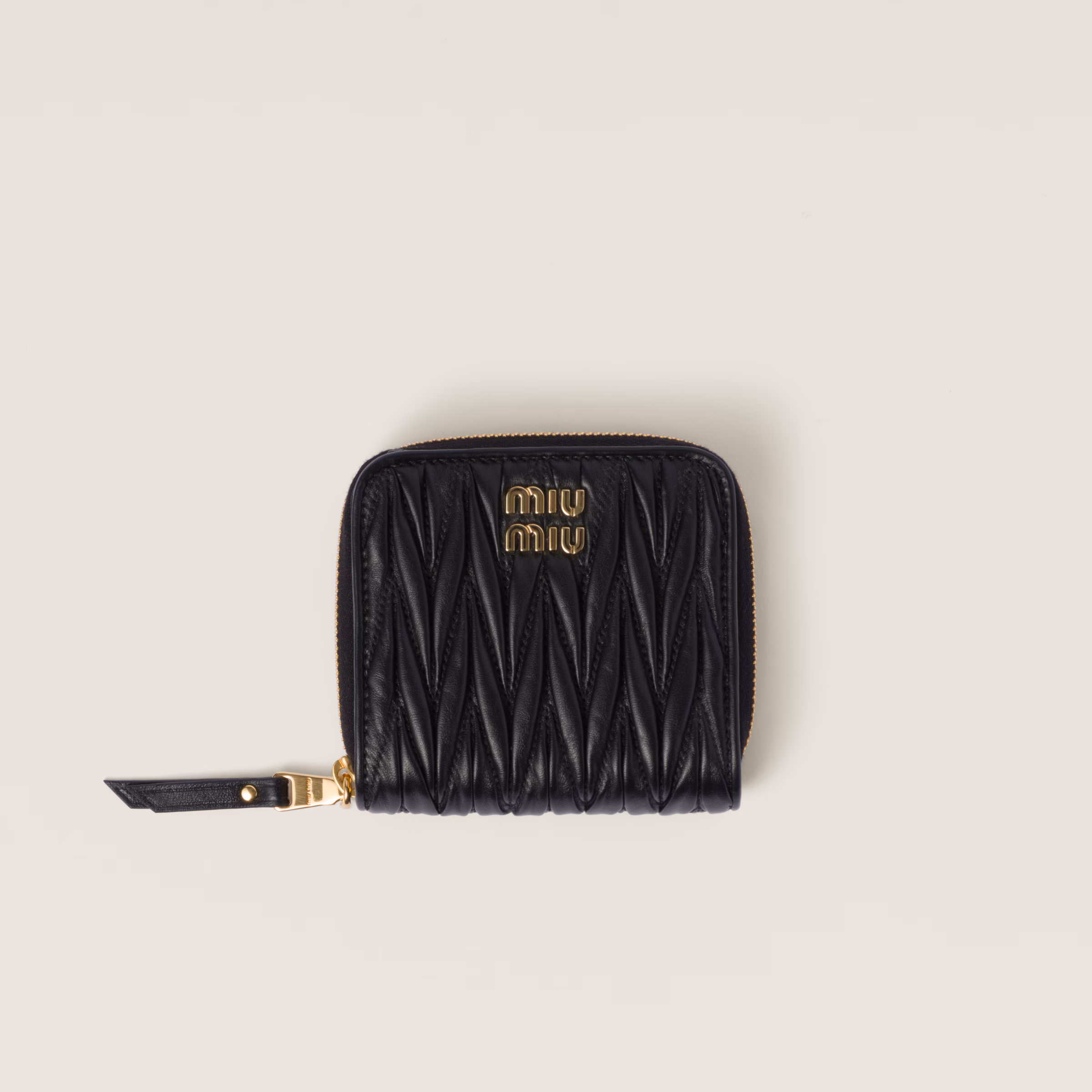 Small Matelassé Nappa Leather Wallet