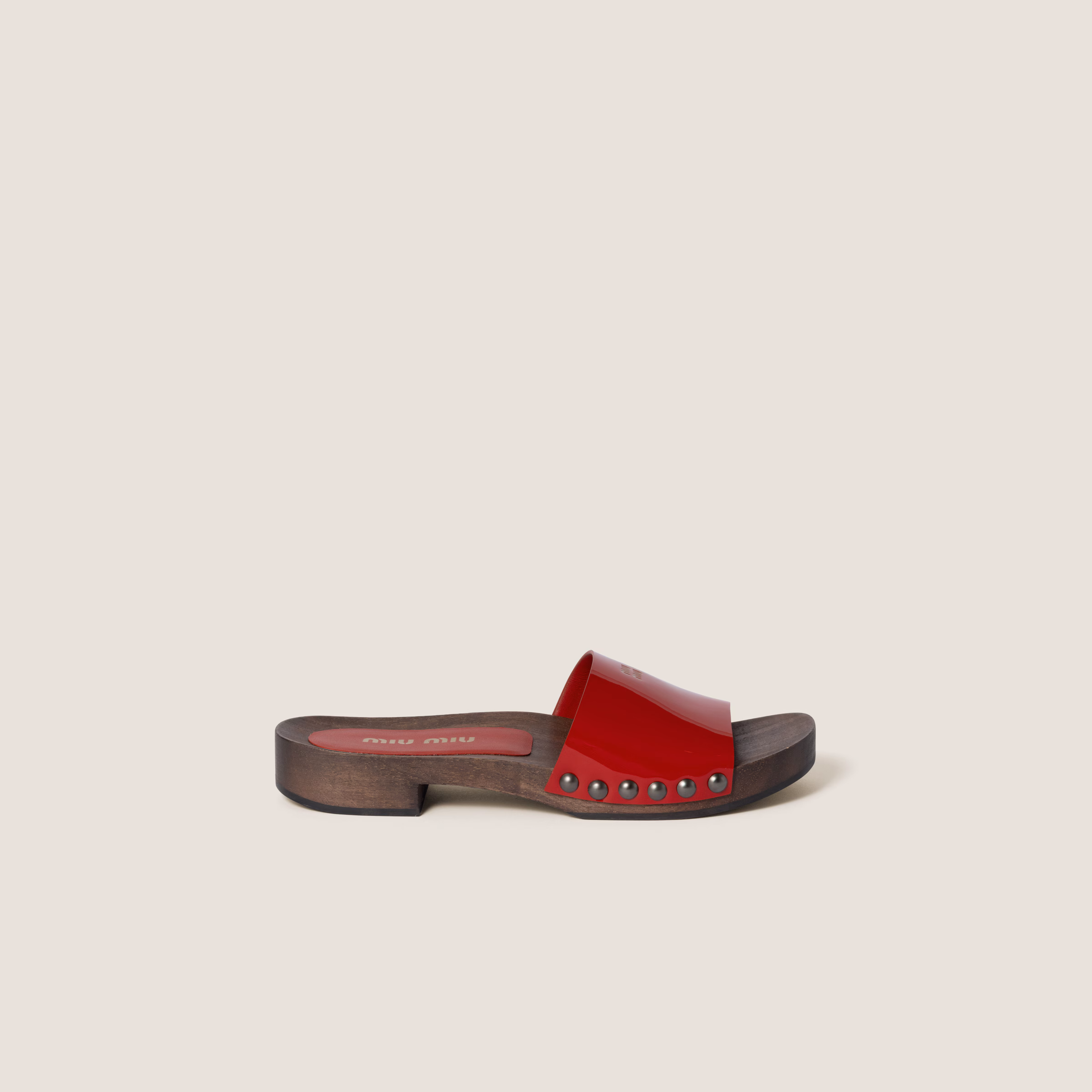 Patent Leather Clogs